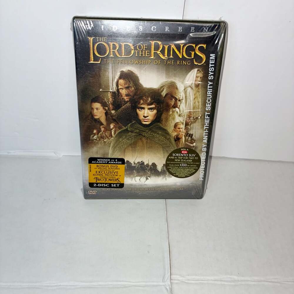 The Lord Of The Rings The Fellowship Of The Ring DVD Widescreen 2-Disc Set